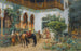 Une Cour Nord-Africaine - Frederick Arthur Bridgman — vy av konstverket