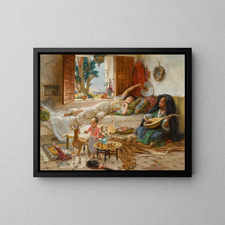 Frederick Arthur Bridgman - Afternoon Rest Algiers.webp
