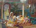 i haremet - Frederick Arthur Bridgman — vy av konstverket