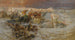 Farao och hans armé dränks av Röda havet - Frederick Arthur Bridgman — vy av konstverket