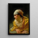 Le regard - Frederick Arthur Bridgman — inramlat konstverk på väggen
