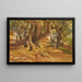 Tronc d'arbre - Frederick Arthur Bridgman — inramlat konstverk på väggen