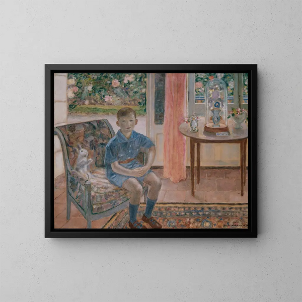 Ungdom - Frederick Carl Frieseke — inramlat konstverk på väggen
