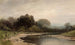 på floden Merced, Kalifornien - Frederick Ferdinand Schafer — vy av konstverket