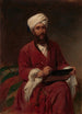William Edward Dighton 1822-1853 i orientaliska kläder - Frederick Goodall — vy av konstverket