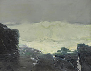 Frederick Judd Waugh - Surf and Fog Monhegan Maine.webp