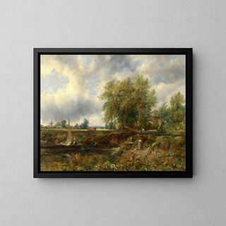 Frederick Waters Watts - A Lock on the Stour.webp