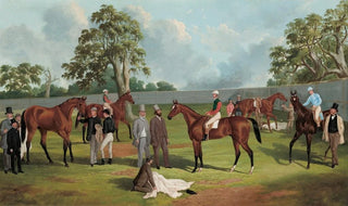 Frederick Woodhouse - Group in the Dowling Forest Racecourse enclosure Ballarat 1863.webp