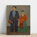 Reproduktion av målningen Frida och Diego Rivera - Frida Kahlo
