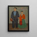 Reproduktion av målningen Frida och Diego Rivera - Frida Kahlo