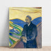 Reproduktion av målningen Friedrich Nietzsche - Edvard Munch