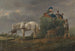 La charrette de foin - Friedrich August Matthias Gauermann — vy av konstverket