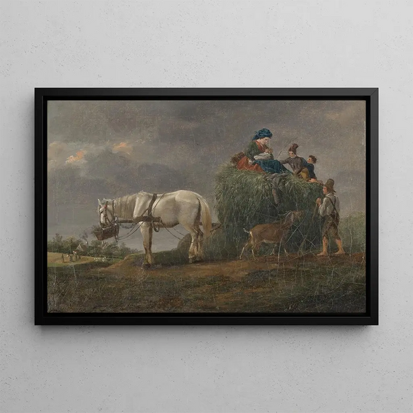 Friedrich August Matthias Gauermann - Der Heuwagen.webp