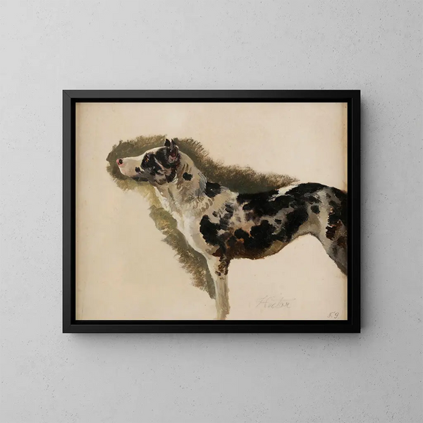 Hector - Friedrich August Matthias Gauermann — inramlat konstverk på väggen