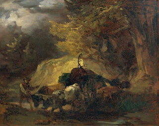 Friedrich August Matthias Gauermann - Nach der Jagd.webp