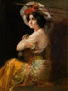 Rosario Guerrero i rollen som Carmen - Friedrich August von Kaulbach — vy av konstverket