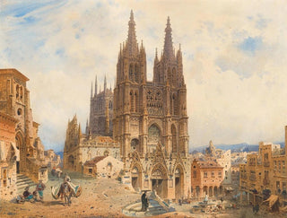 Friedrich Eibner - The cathedral of Burgos.webp