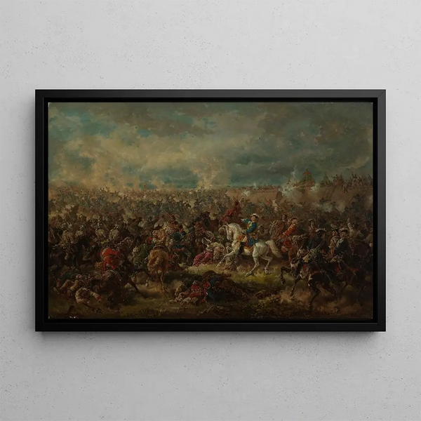 Friedrich Kaiser - Markgraf Ludwig Wilhelm von Baden in der Schlacht bei Salankamen 1691.webp