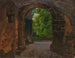 Porte de la ville, entrée du château de Wiesenburg en Marche - Friedrich Kallmorgen — vy av konstverket