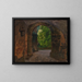 Porte de la ville, entrée du château de Wiesenburg en Marche - Friedrich Kallmorgen — inramlat konstverk på väggen
