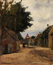 Rue estivale du village - Friedrich Kallmorgen — vy av konstverket