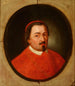 Porträtt av Zbigniew Oleśnicki 1389-1455 Vapen av Dębno Biskop av Kraków Kardinal Primat - Friedrich Kloss — vy av konstverket