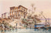 Temple de Philae - Friedrich Perlberg — vy av konstverket