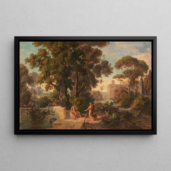 Friedrich Preller the Elder - Odysseus empfngt von Hermes das Moly.webp
