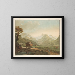 Friedrich Rosenberg - Vallon de Lenk et glacier du Ratzliberg dans le Simmenthal.webp