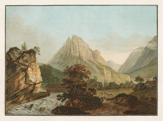 Friedrich Rosenberg - Vue du fond de la Vallee du Hasly Canton de Berne.webp