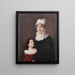 Lucretia Elizabeth Hanneby Morgan och Judith Livingston - Friedrich Till — inramlat konstverk på väggen