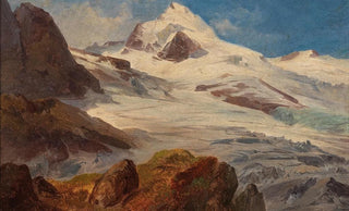 Friedrich Zeller - A Glacier in the Salzburg Region.webp
