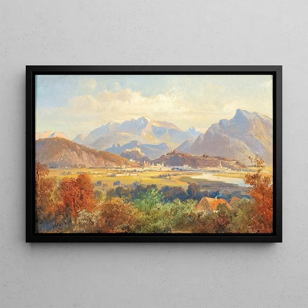 Friedrich Zeller - View of Salzburg.webp