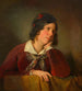 Antonie Amerling med upphöjd huvud, konstnärens maka - Friedrich von Amerling — vy av konstverket