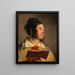 Joséphine von Kaltenthaler - Friedrich von Amerling — inramlat konstverk på väggen