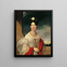 Marie Freiin Vesque de Puettlingen - Friedrich von Amerling — inramlat konstverk på väggen