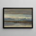 Vue sur Seeshaupt au lac de Starnberg - Friedrich von Nerly — inramlat konstverk på väggen
