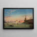Le Palazzo Pisani Venise - Friedrich von Nerly — inramlat konstverk på väggen