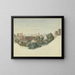 Vue de SS Giovanni e Paolo à Rome - Friedrich von Olivier — inramlat konstverk på väggen