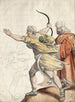 Archers en fuite - Friedrich von Olivier — vy av konstverket