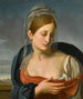 La Madone de l'Annonciation - Friedrich von Olivier — vy av konstverket