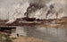 fabriker i Ivry - Frits Thaulow — vy av konstverket
