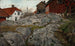 klippmotivet från Kragerø - Frits Thaulow — vy av konstverket