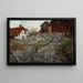klippmotivet från Kragerø - Frits Thaulow — inramlat konstverk på väggen