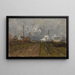 Le train arrive - Frits Thaulow — inramlat konstverk på väggen