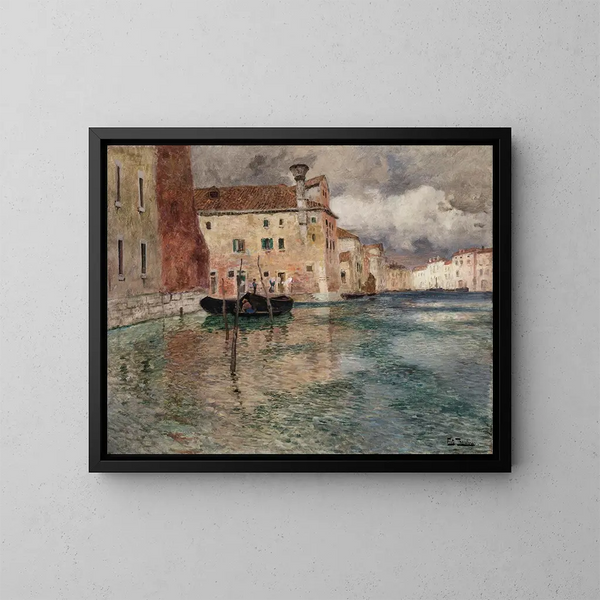 Venise - Frits Thaulow — inramlat konstverk på väggen