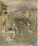 Vue de Paris près de l'église de la Madeleine - Frits Thaulow — vy av konstverket