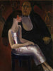 Paul-Gustave van Hecke och hans fru Norine De Schrijver - Frits van den Berghe — vy av konstverket