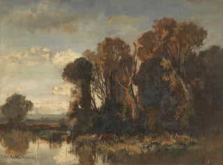 Fritz HalbergKrauss - Flusslandschaft mit Khen.webp