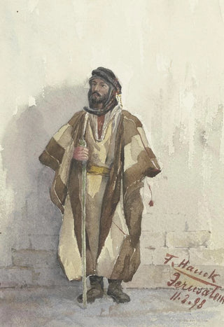 Fritz Hauck - Jude an einer Mauer stehend.webp